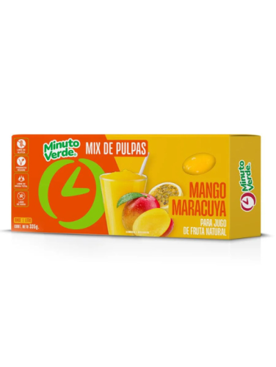 Pulpa Mix de Mango y Maracuya – Mezcla lista para usar.