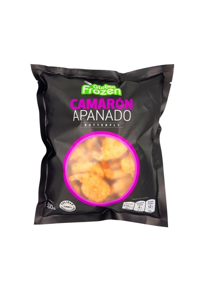 Camarón apanado 500 gr.