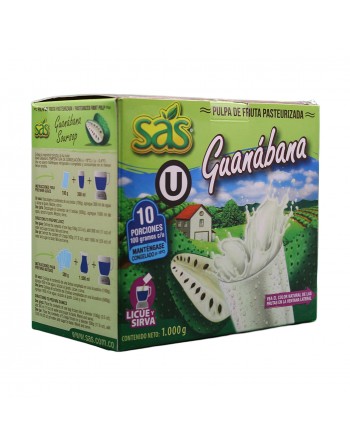 Pulpa de Guanábana Pura Congelada – Cremosa y Saludable