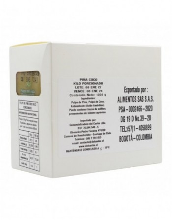 Pulpa de Piña Coco – Base perfecta para mocktails – Mayoristas-Horeca-Alimentos