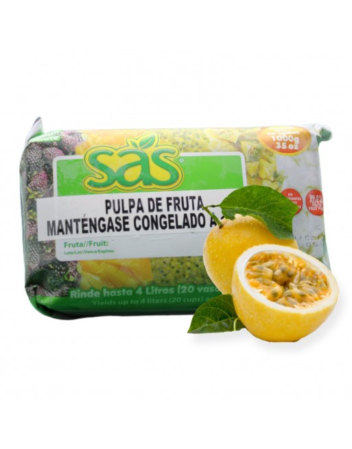 Pulpa de Maracuya sin semillas.