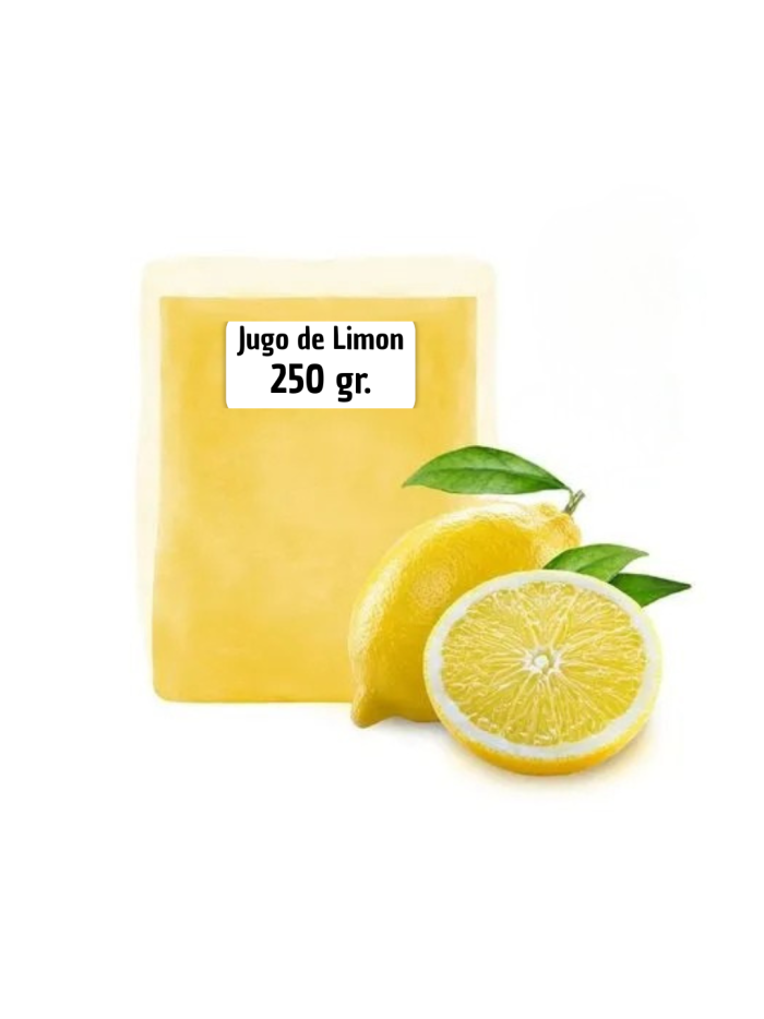 Jugo de limón 250 gr.
