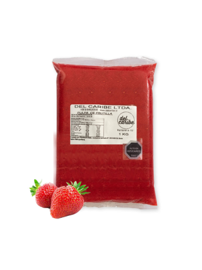 Pulpa de Frutilla 1 kilo.