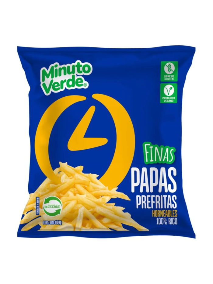 Papas finas minuto verde - Delivery mismo dia