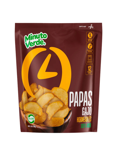 Papas Gajo Pre-Fritas, 700 gr – Delivery congelados.