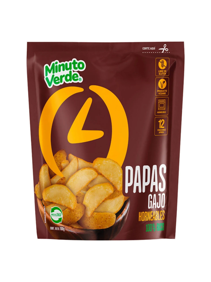Papas Gajo Pre-Fritas, 700 gr – Delivery congelados.