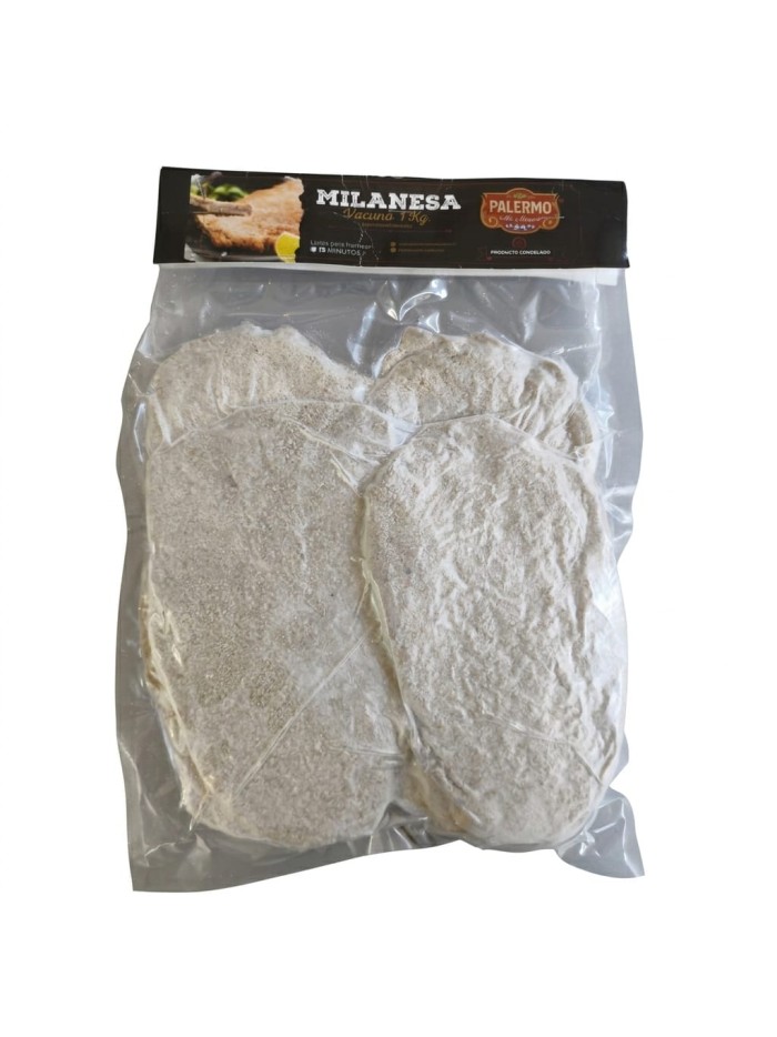 Milanesa  de vacuno 1 kilo – Delivery el mismo dia.