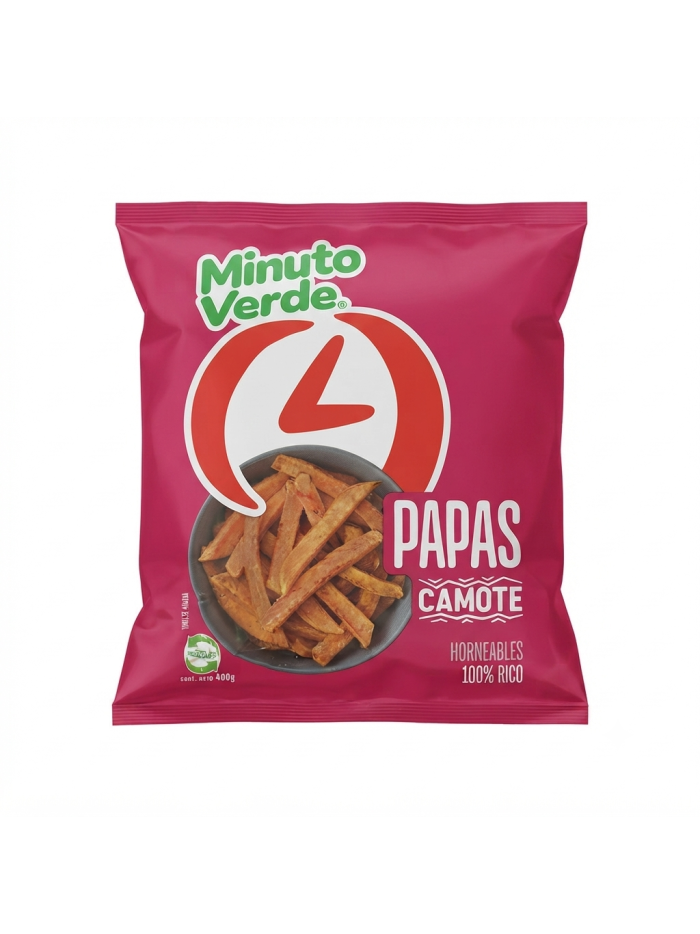 Papas Camote 400 gr. minuto verde -  Envio a domicilio