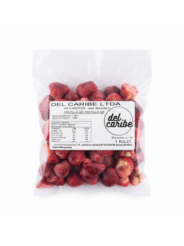 Frutillas congeladas - 1 kilo - Envio a domicilio